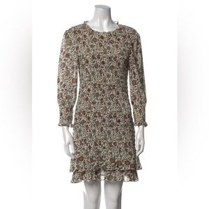 Veronica Beard Floral Print Mini Dress Size: S | US 4